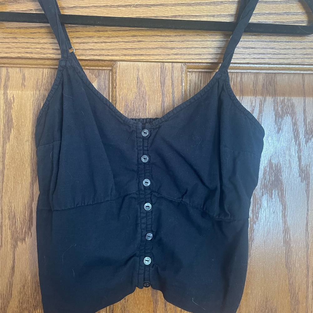 Abercrombie & Fitch Button Down Tank Top